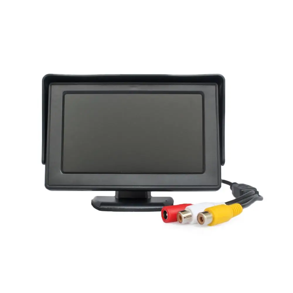 SMALUCK беспроводной 4 3 &quotцветной TFT ЖК монитор автомобиля + ИК ночного видения HD
