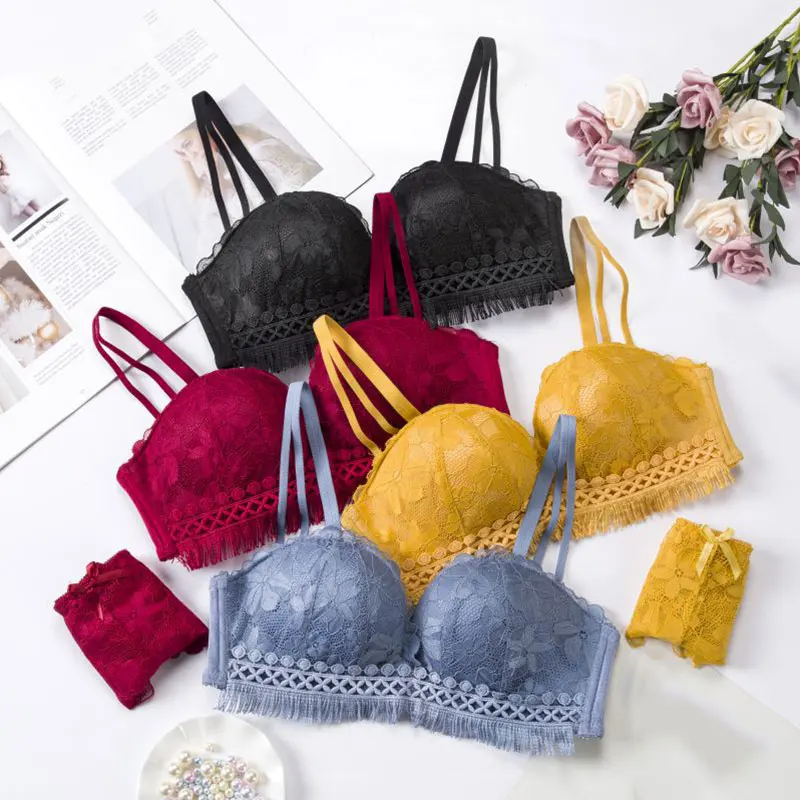 2019 женское сексуальное нижнее белье бюстгальтер с пряжкой глубокий v образный