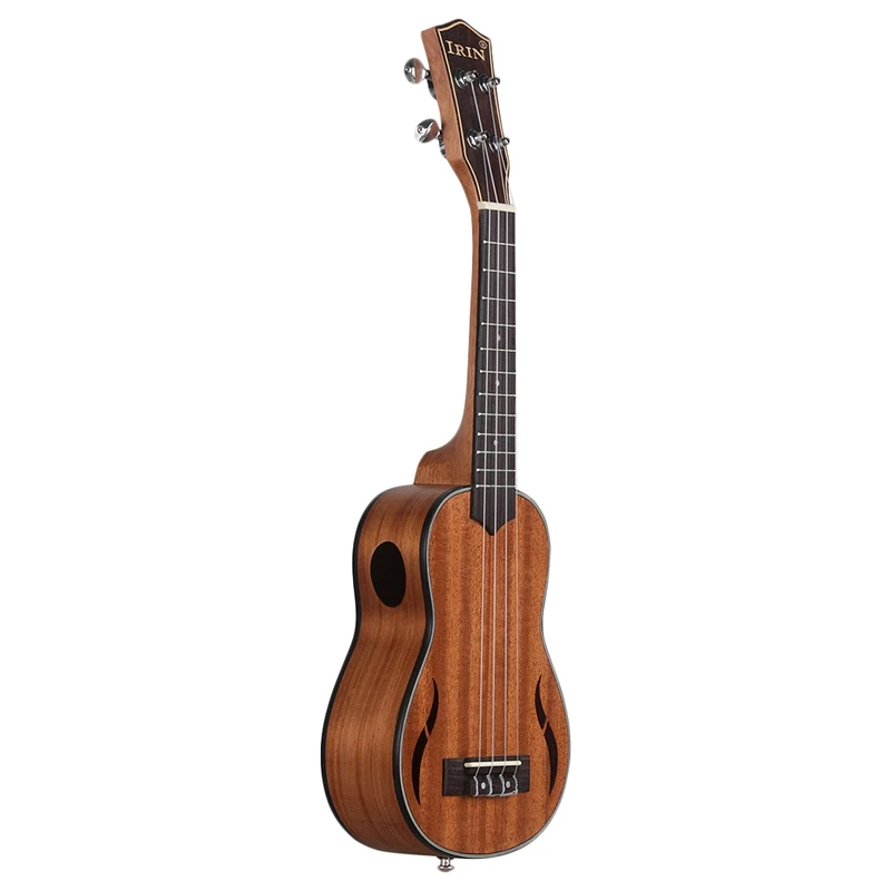 

Укулеле ИРИН сопрано, 21 дюйм, акустическая гитара из орехового дерева, гриф из красного дерева, гавайская 4-струнная гитара, цвет дерева