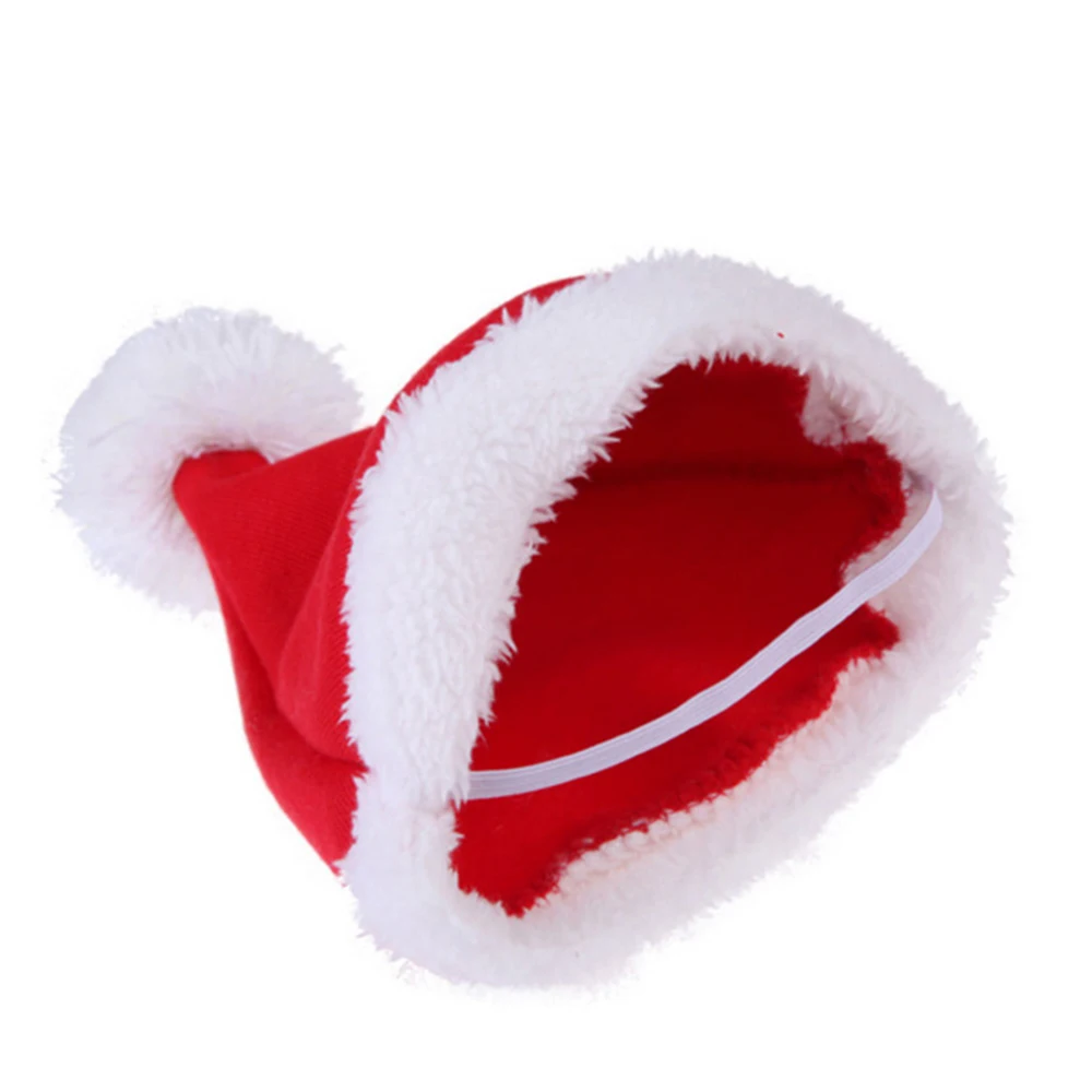 

Christmas Pet Dog Cat Costumes Funny Santa Claus Costume For Dogs Cats Winter Warm Dog Clothes Xmas Party Dog Suit With Cap