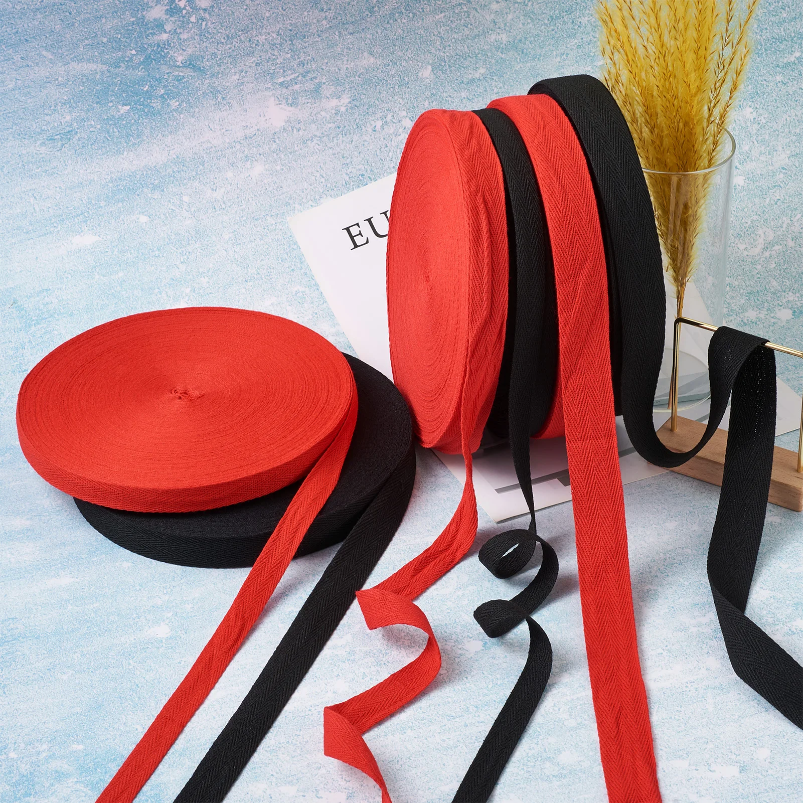 Лента в елочку для шитья 15/20/25 мм 1 рулон