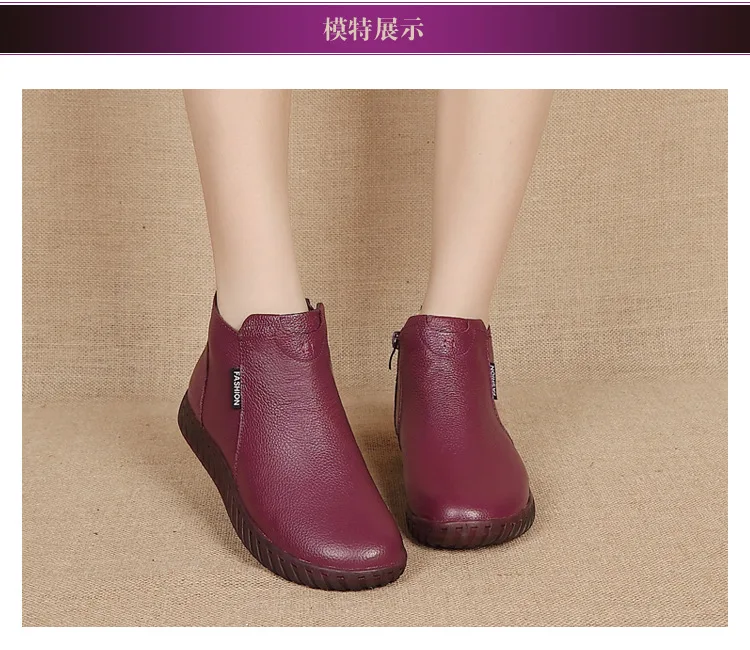 Zapatos mujer; женские зимние ботинки из натуральной кожи; женские ботильоны ручной работы на молнии в стиле ретро; сезон зима-весна; женская обувь; g934
