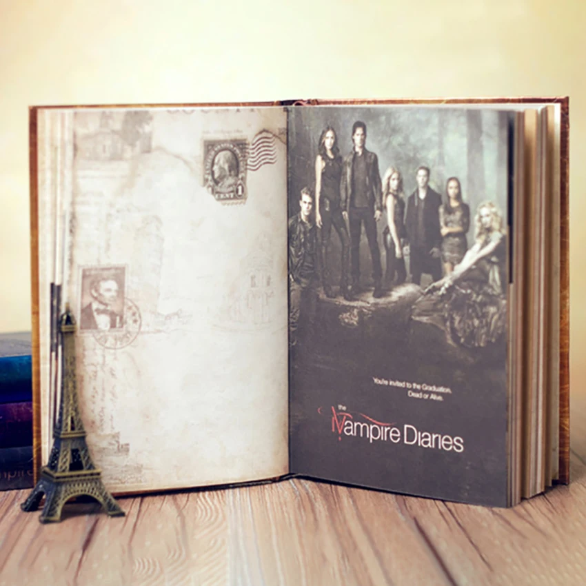 Серия Vampire Жесткий Чехол для ноутбука 120 Лист горячего тиснения планировщик расписаний книга Канцтовары цветной внутренний бумажный Дневник Блокнот малыш
