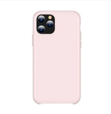 TOTU официальный жидкий силиконовый однотонный чехол для телефона для Iphone 11 11 Pro роскошный яркий чехол для Iphone 11 Pro Max - Цвет: PINK