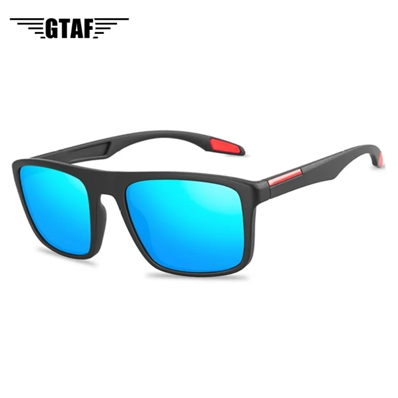 Мужские спортивные очки для вождения модные мужские оранжевого и синего цвета с