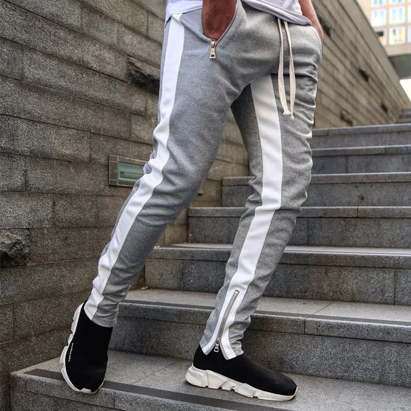 

Mens Joggers Casual Pants Fitness Men Sportswear Tracksuit Bottoms Skinny Sweatpants