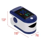 Пульсоксиметр на кончик пальца, миниатюрный монитор SpO2, монитор насыщения кислородом, измеритель частоты пульса, устройство для быстрого измерения артериального давления