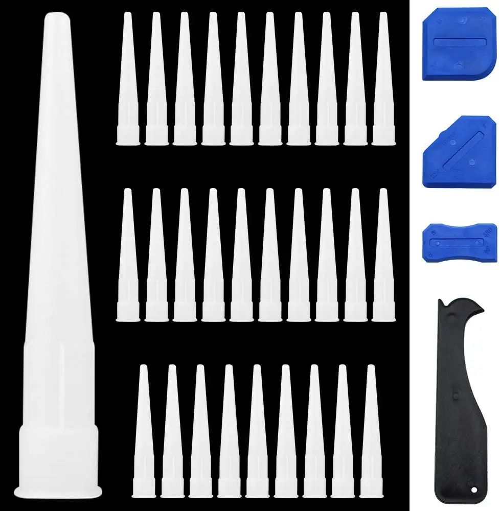 

34 piece set sealing nozzle sealing nozzle and scraper sealant silicone joint tool silicone sealing nozzle