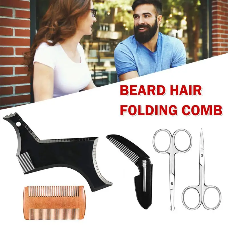 Мужской уход за бородой внешний вид усы литье парикмахерские пластиковые волосы