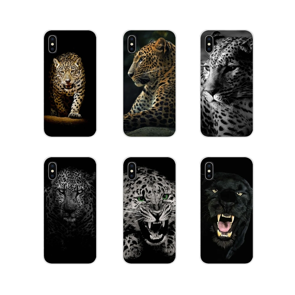 Чехлы для телефонов с изображением черной леопарды для HTC One U11 U12 X9 M7 M8 A9 M9 M10 E9 Plus Desire 630 530 626 628 816 820 830.