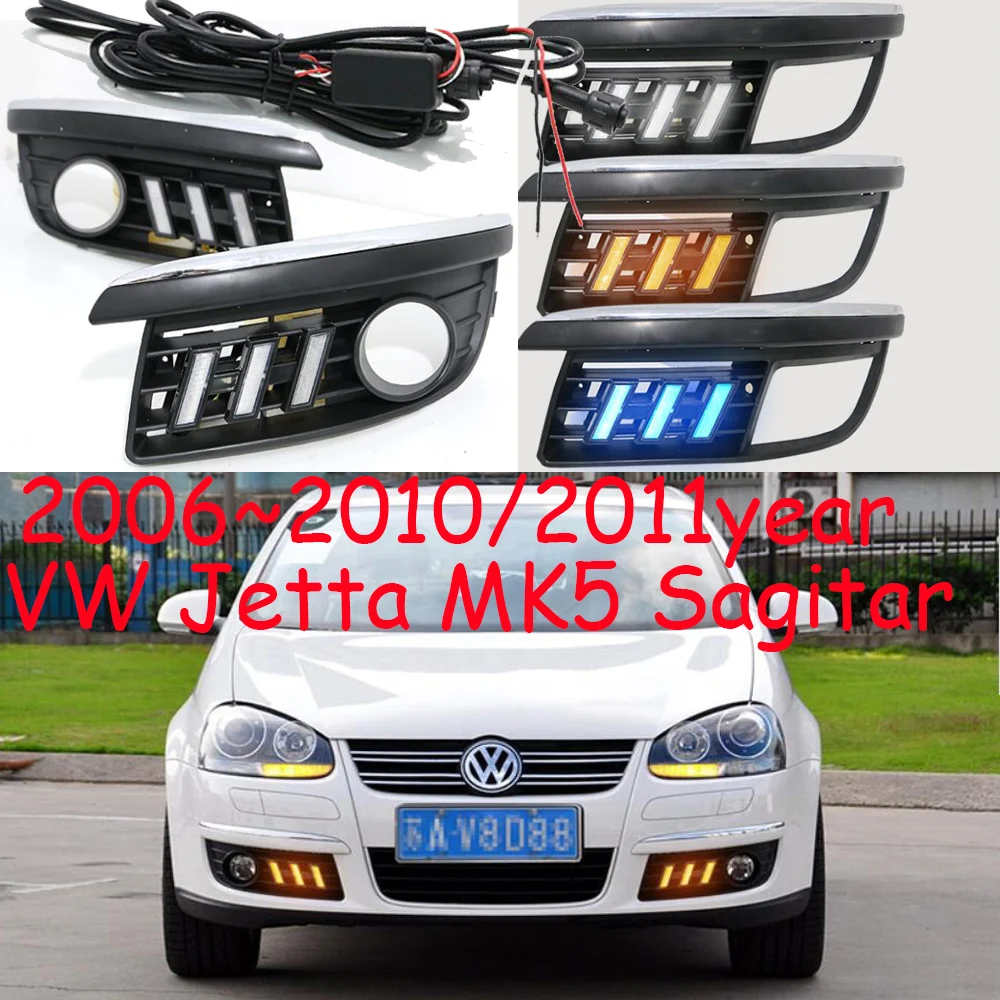 2006 ~ 2010/2011 год автомобильный бампер для VW Jetta MK5 Дневной светильник Sagitar