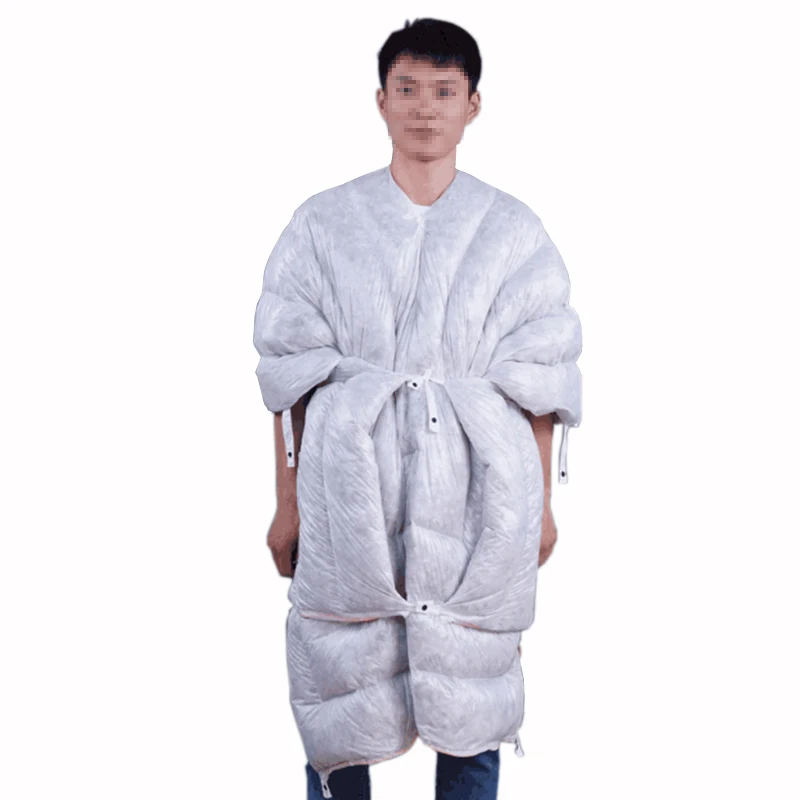 Спальный мешок AEGISMAX крошечный ультралегкий конверт серого гусиного пуха для