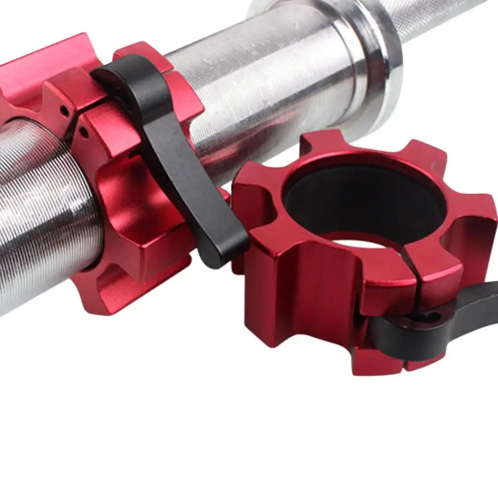 Олимпийский 2 &quotспинлок воротники Штанга Воротник замок гантели зажимы зажим