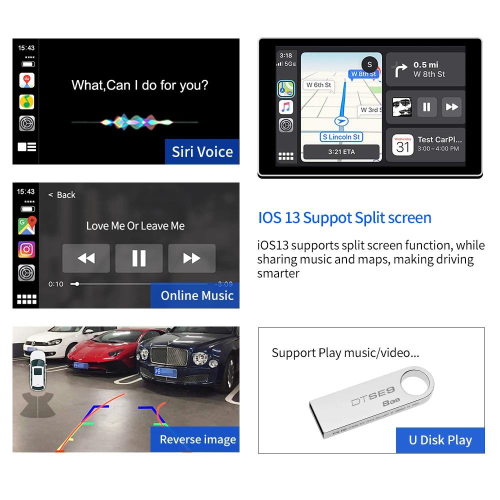 Carlinkit беспроводной CarPlay для Lexus NX ES US iS CT RX GS LS LX LC RC 2014 2020 год мультимедийный