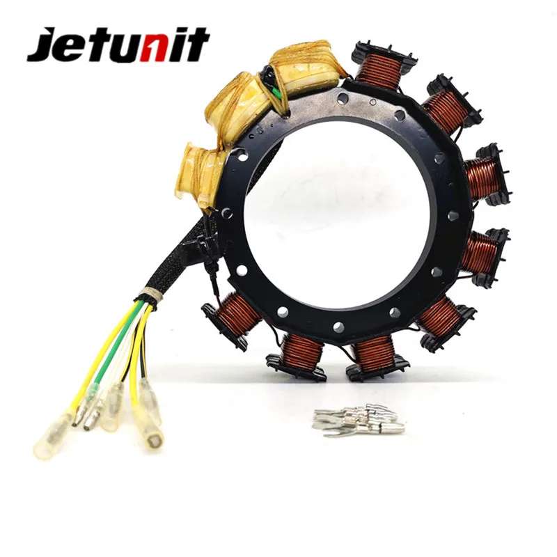 JETUNIT подвесной мотор Статор для ртути 25-30-40HP 16AMP 2/3 цилиндр 398-852386A 4398-852386 T 4398-852386T6 174-2386
