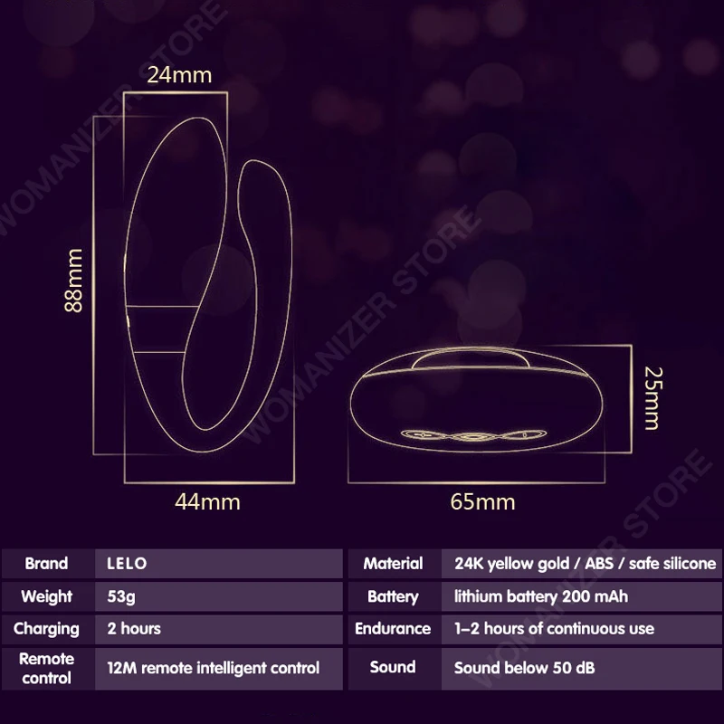 Фаллоимитатор lelo 24k из чистого силикона с точкой G Женский Вибратор сексуальные