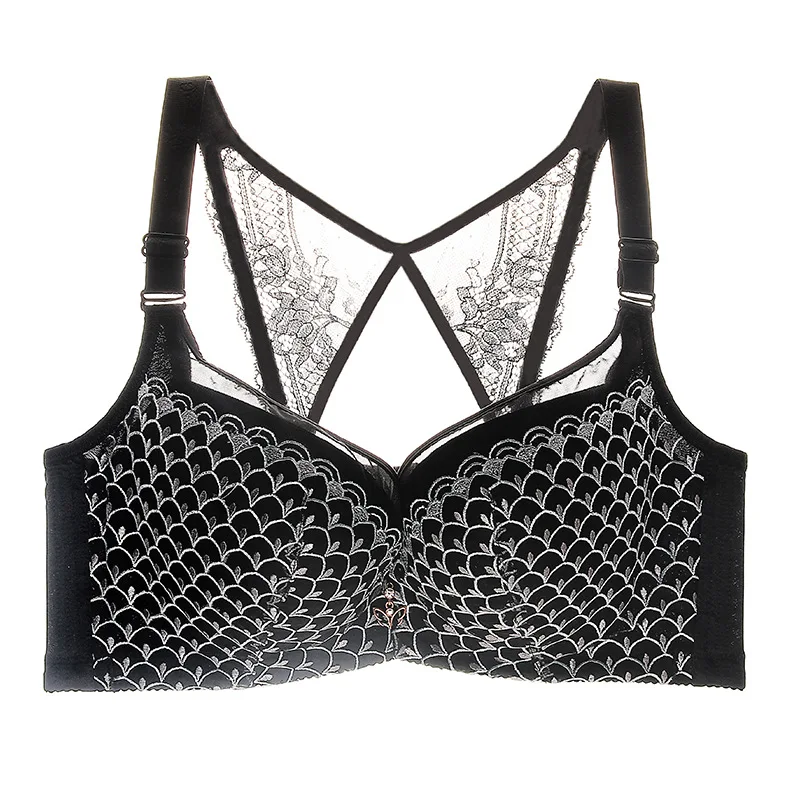 Модные мягкие оправы &quotРусалка&quot с двумя лямками кружевное сексуальное нижнее