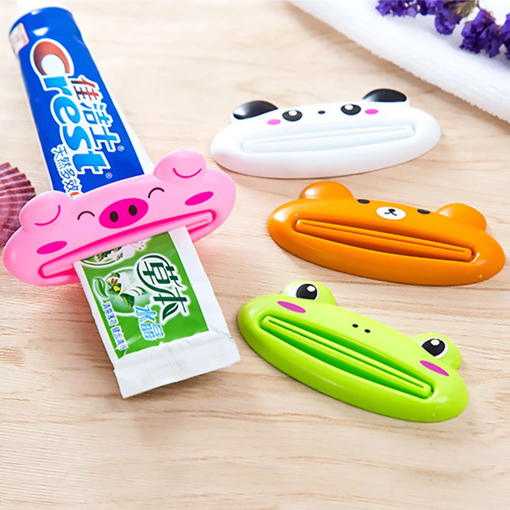 

1PCS Toothpaste Dispenser Cute And Useful Plastic Animal Creative Portable Toothpaste Tube Squeezer Toothpaste Holder Tools