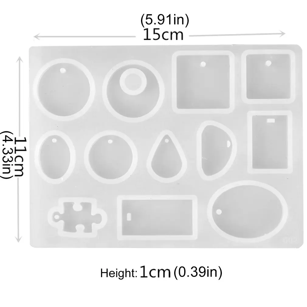 

Resin Mold Set Kit Multiform Silicone Molds For Jewelry Keychain Making DIY Sugar Cake Craft For DIY Beginners DIY Tool