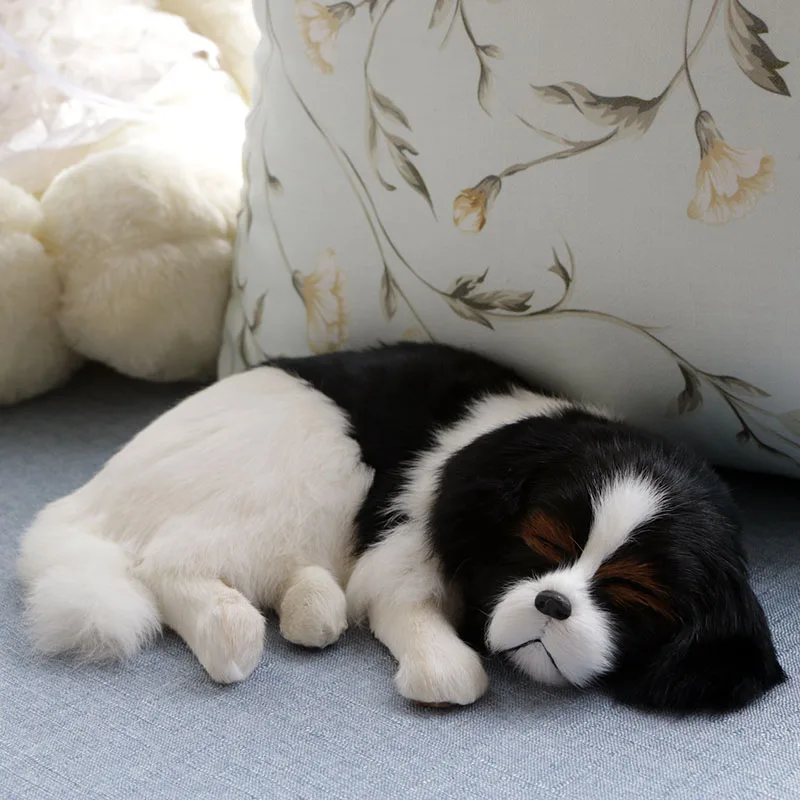 sleeping dog Мягкие и плюшевые животные, меховые игрушки для собак, детский подарок, кукла для собак, милые животные, мягкие животные, украшения, детские развивающие игрушки - Цвет: sleeping dog