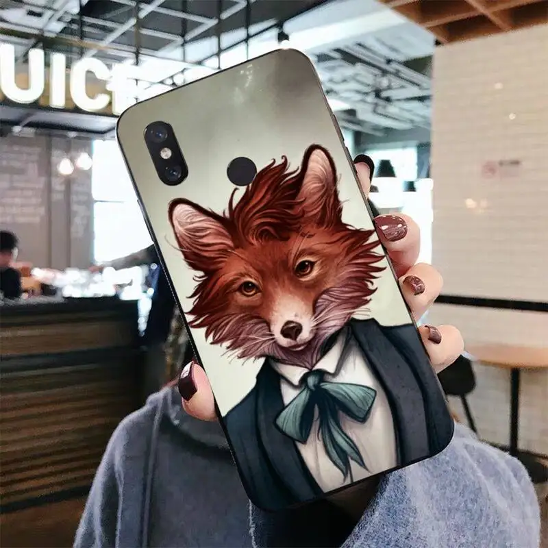 Чехол для телефона MaiYaCa Fox Anima Xiaomi mi 8 9 10 lite pro 9SE 5 6 X max 2 3 mix2s F1 | Мобильные телефоны и