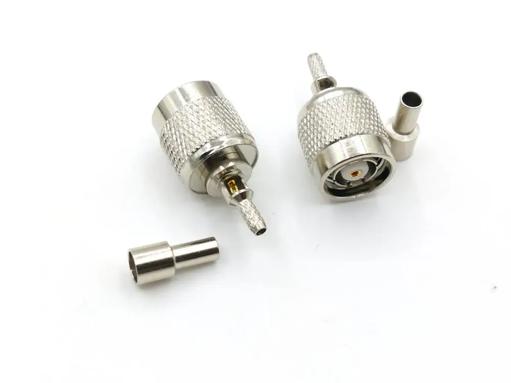 

20pcs connector RP-TNC Male Plug (Female Pin) Window RF Connector adapter Crimp RG174 RG316 LMR100 Cable