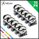 A ABColor 10PK  5 мм9 мм фотолампы, термоусадочные трубки черного и белого цветов для EpsonKingJim SU5S SU5Y  этикетки