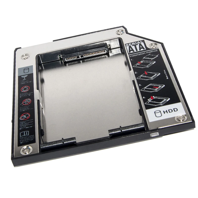 Caddy para Lenovo Sata Thinkpad T420s T430s T500 W500 T400 T410 Disco Rígido Caddy 9.5mm 2nd Ssd Hdd