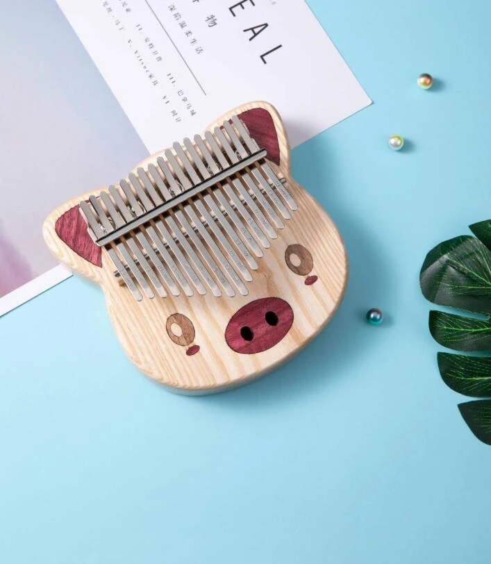 17-key Kalimba африканское красное дерево акации палец пальца фортепиано 17 ключ