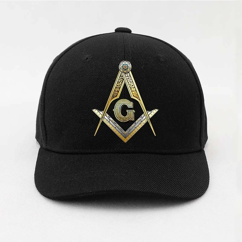 Мужская кепка в стиле хип-хоп Masonic Повседневная Бейсболка с регулируемой