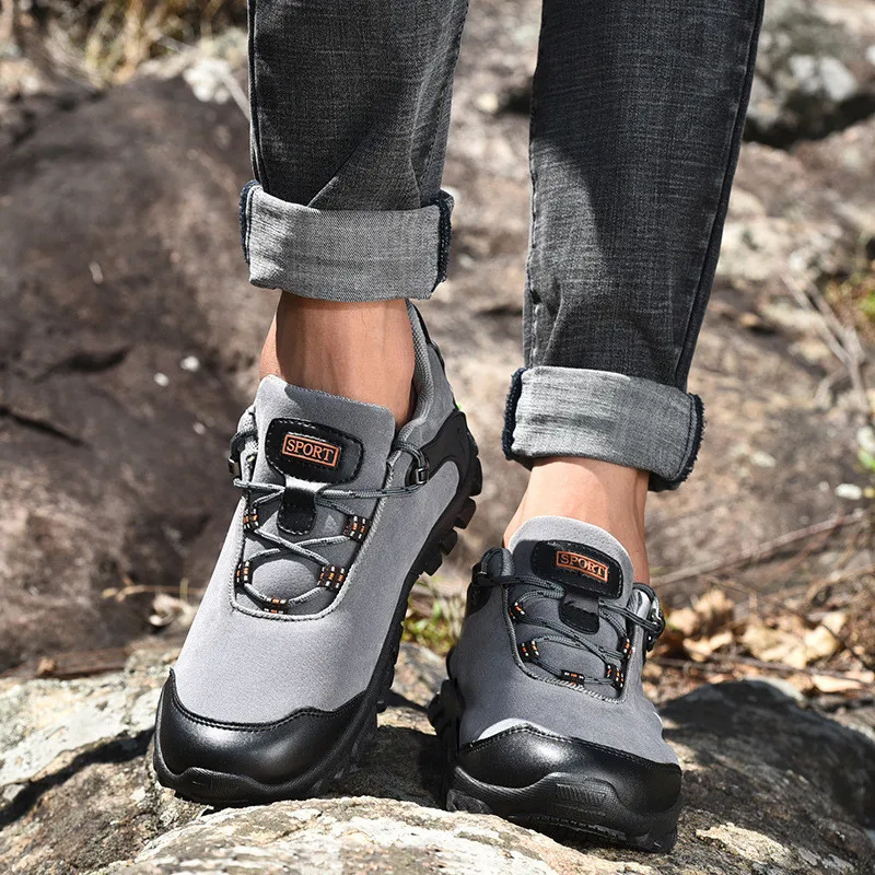 

2021 Shimano Fishing Waterproof Shoes Men's Outdoor Winter Sports Round Head Frosted Breathable Warm Wear-resistant Martin Boots