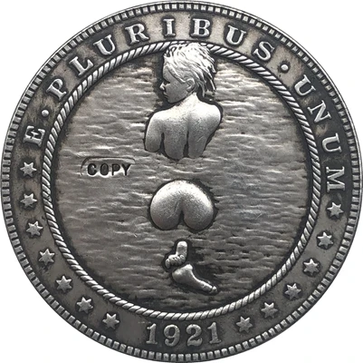 Копилка Hobo Nickel 1921 D американская монета Morgan Dollar Тип 84|Безвалютные монеты| |