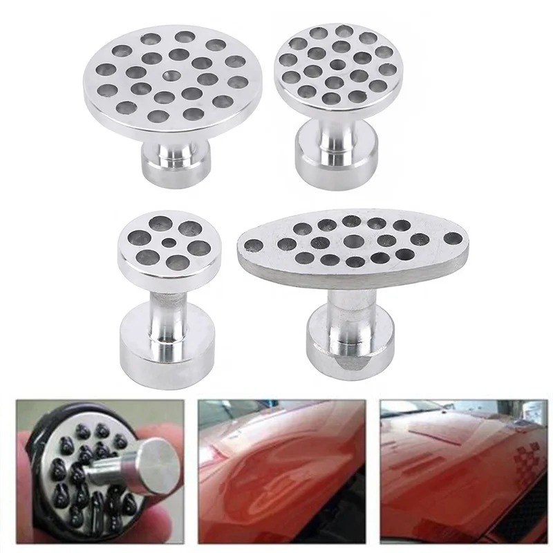 

Aluminum Alloy Pull Cap Gasket Auto Sheet Metal Recessed Repair Device Automobile Maintain Tool 4Pcs/set