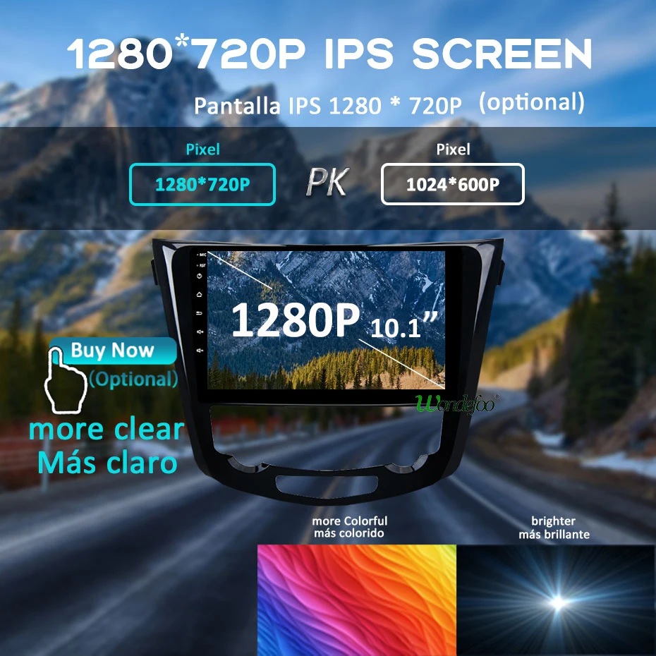 1280P ips Android 9,0 Carplay 64G Автомобильный gps радио для Nissan X-Trail 3 T32 2013- Qashqai J10 J11 мультимедиа без DVD плеера
