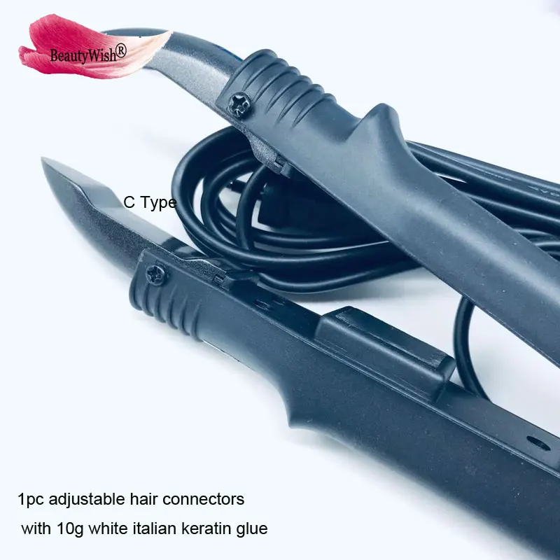 1 шт. L611Adjustable Температура волосы для наращивания волос черный наращивание