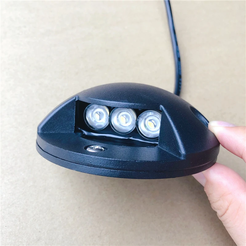 AC85 265V DC12V светодиодный наземный светильник 2 Вт 3W 4 напольный ступенька шаги Road