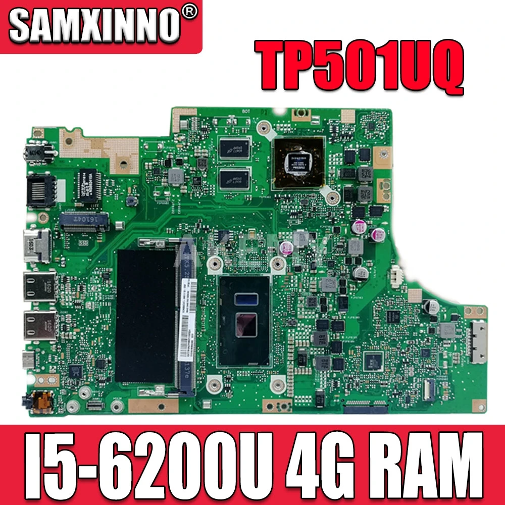 

TP501UQ 4G/I5-6200/6198U Motherboard 90NB0CV0-R00020 For Asus TP501U TP501UQ TP501UJ TP501UB TP501UQK Laptop Mainboard