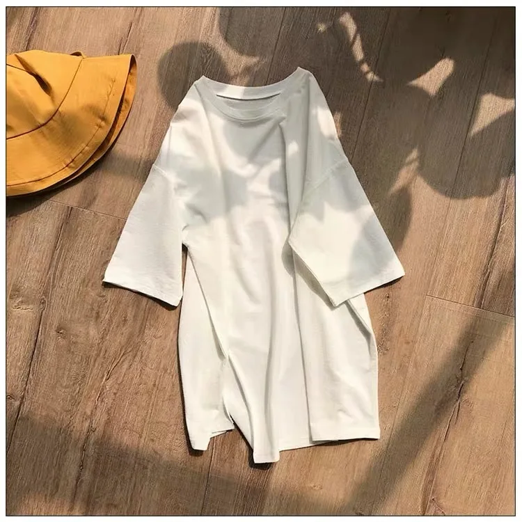 Топ женский с коротким рукавом и круглым вырезом из хлопка| |