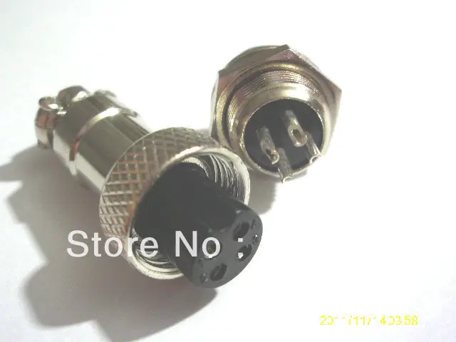 50 set GX12 4 Pin 12mm Audio Cable Connector Chassis Mount New