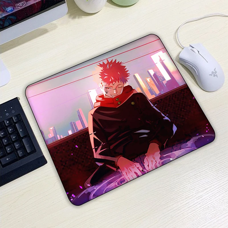

Anime Mouse Pad Jujutsu Kaisen Gamer Gaming Desk Mat Deskmat Pc Small Xs Xxs Mousepad Computer Accessories Stitch Mausepad Mice