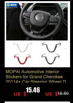 MOPAI гоночные грили для Jeep Grand Cherokee- Автомобильная передняя вставка сотовая сетка решетка декоративная крышка автомобильные аксессуары