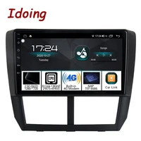 idoing 1din 9car radio gps multimedia player android auto for subaru forester 3 sh wrx 2008 2014 4g64g navigation head unit
