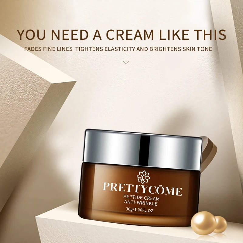 

Пептидный крем PRETTYCOME, отбеливающий увлажняющий коллаген против морщин, сужение пор, уменьшение тонких линий, уход за кожей лица