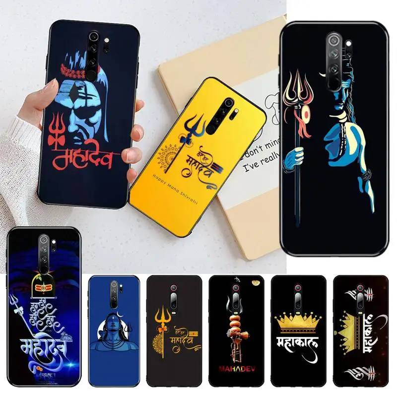 Индуизме Шива Mahakal чехол для телефона накладка Redmi Note 8 8A 7 6 6A 5 5A 4 4X 4A экшн камеры Go