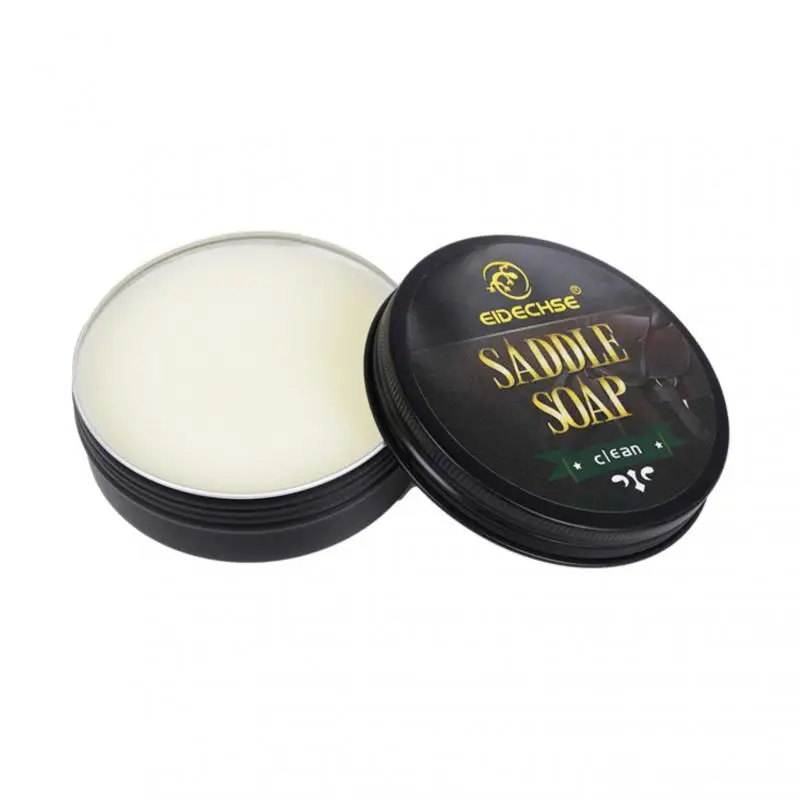 

100ml Multi-function Saddle Soap Leather Maintenance Cleaning Soap For Leather Sofa Clothing Bags All-Purpose Cleaning Caring