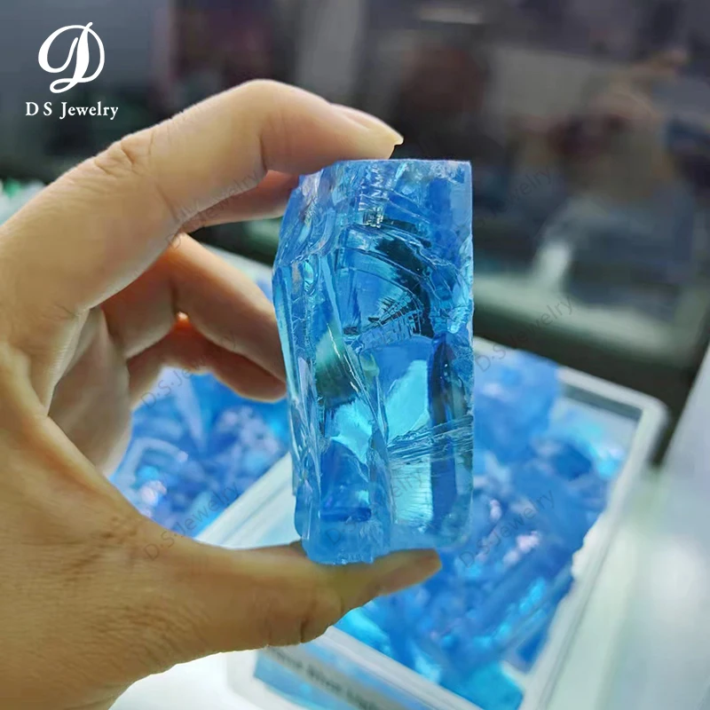 Синтетический кубический циркон камень сырье DIY ювелирные изделия Кольцо Кулон