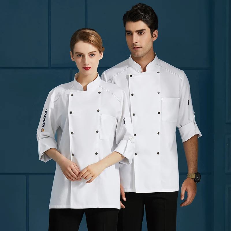 Унисекс Cook Coat ресторанная кухня хлебобулочная униформа для гостиничного