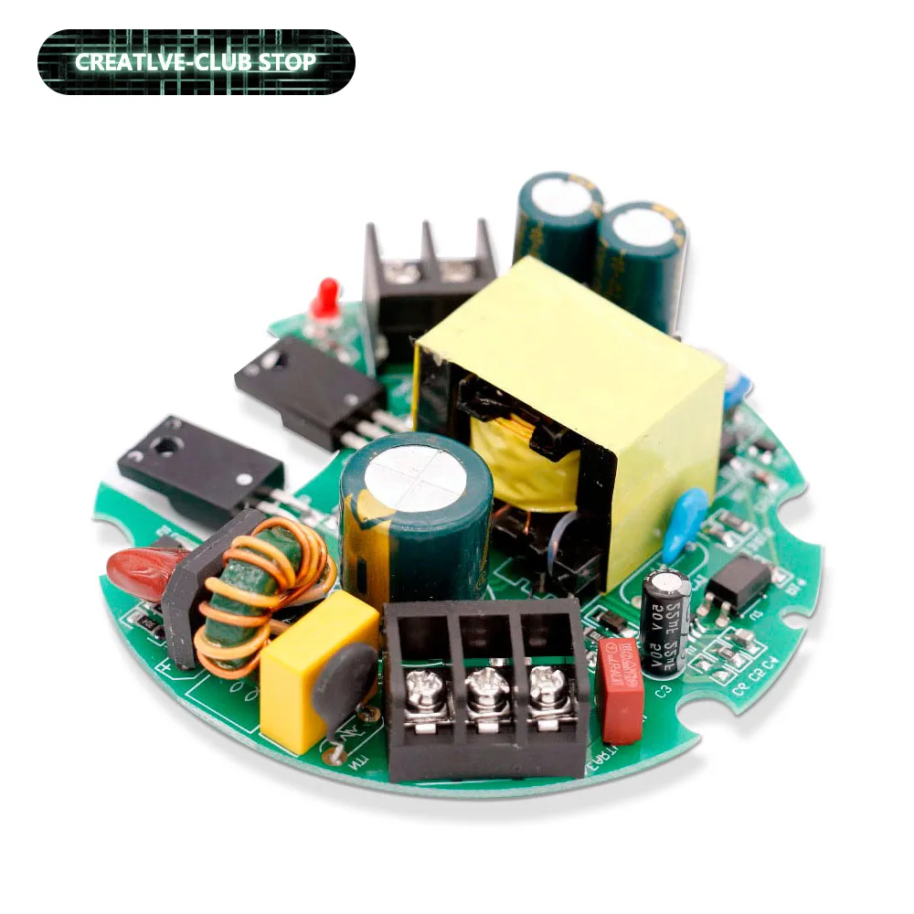 

LED Driver AC220V to DC12V 5a 8A 12a Lights 60W 100W 150W Round Driver For LED Power Supply 12V Light Transformers For LED Strip