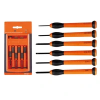 6 piece multi function magnetic precision screwdriver set repair tool for watch camera computer