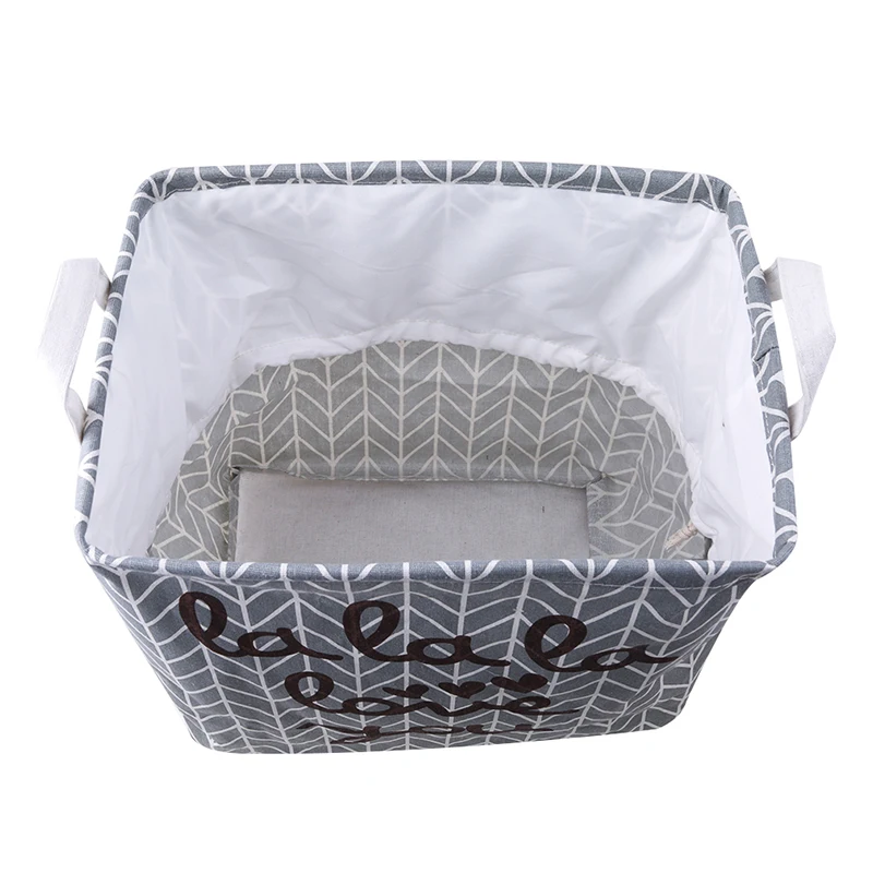 Новейший популярный простой льняной держатель для хранения стола в